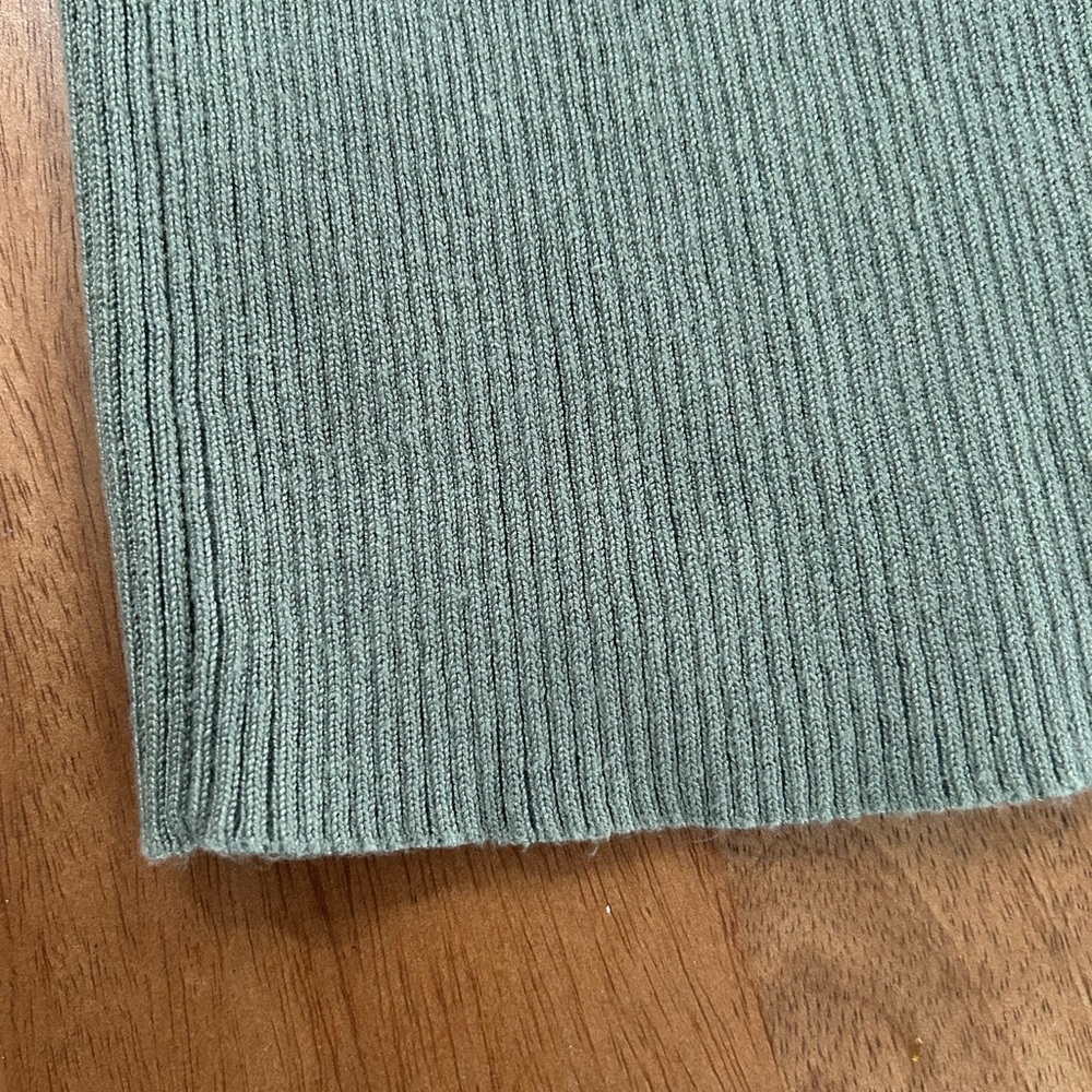 Bodycon Long Sleeve Dress in Sage Green - Picture 4 of 7